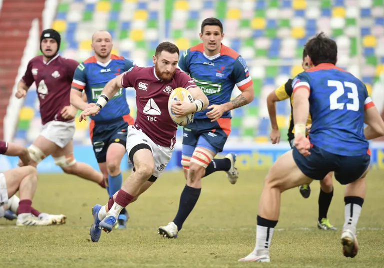 Great offload in the tackle