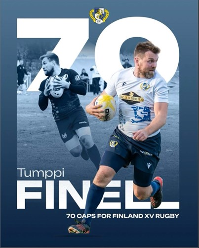 Thomas Finnell 70th Cap