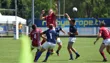 Jumping for the ball