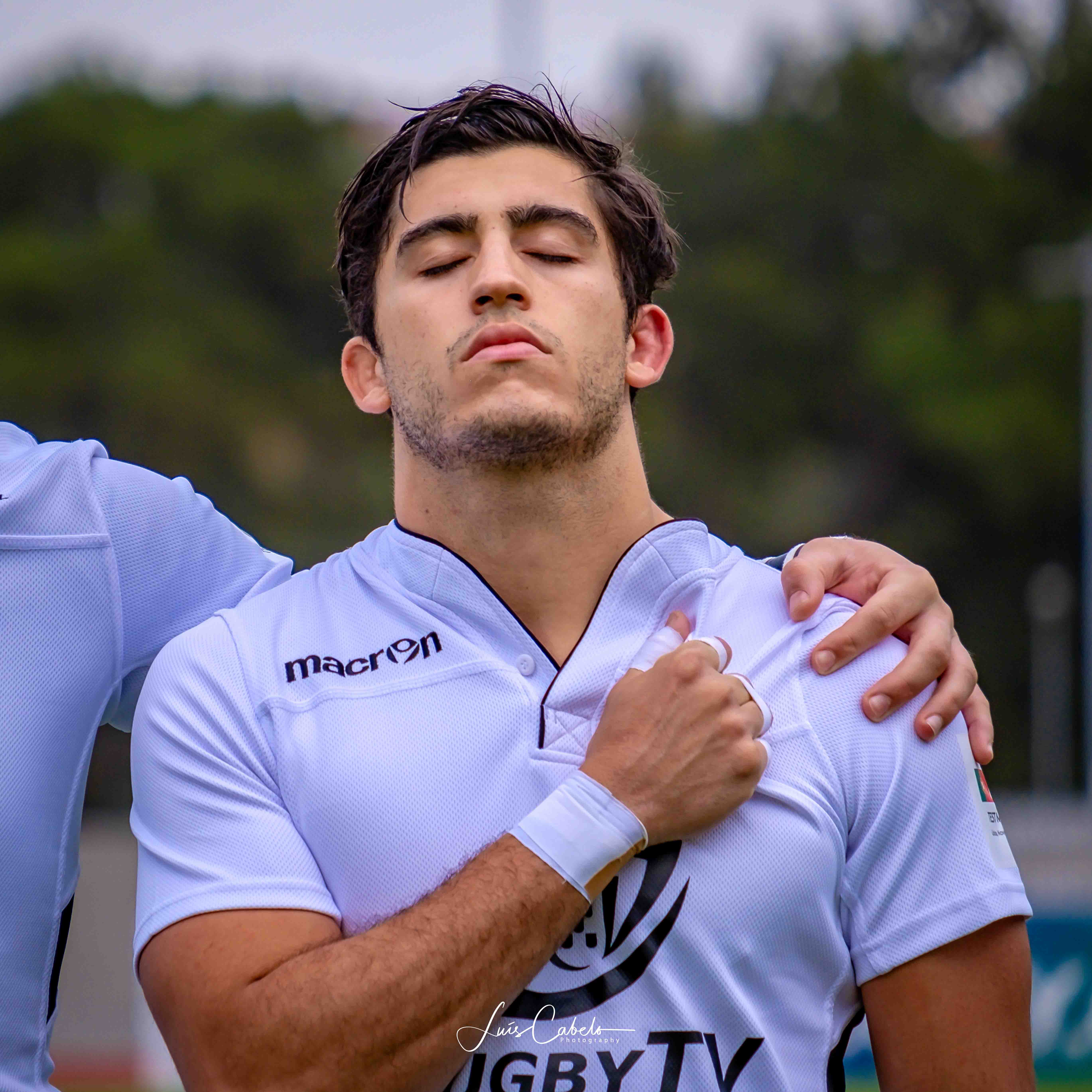 Lining up for the anthems