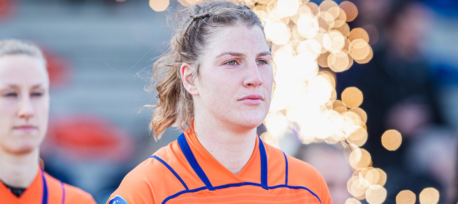 Inger walks out to represent the Netherlands 