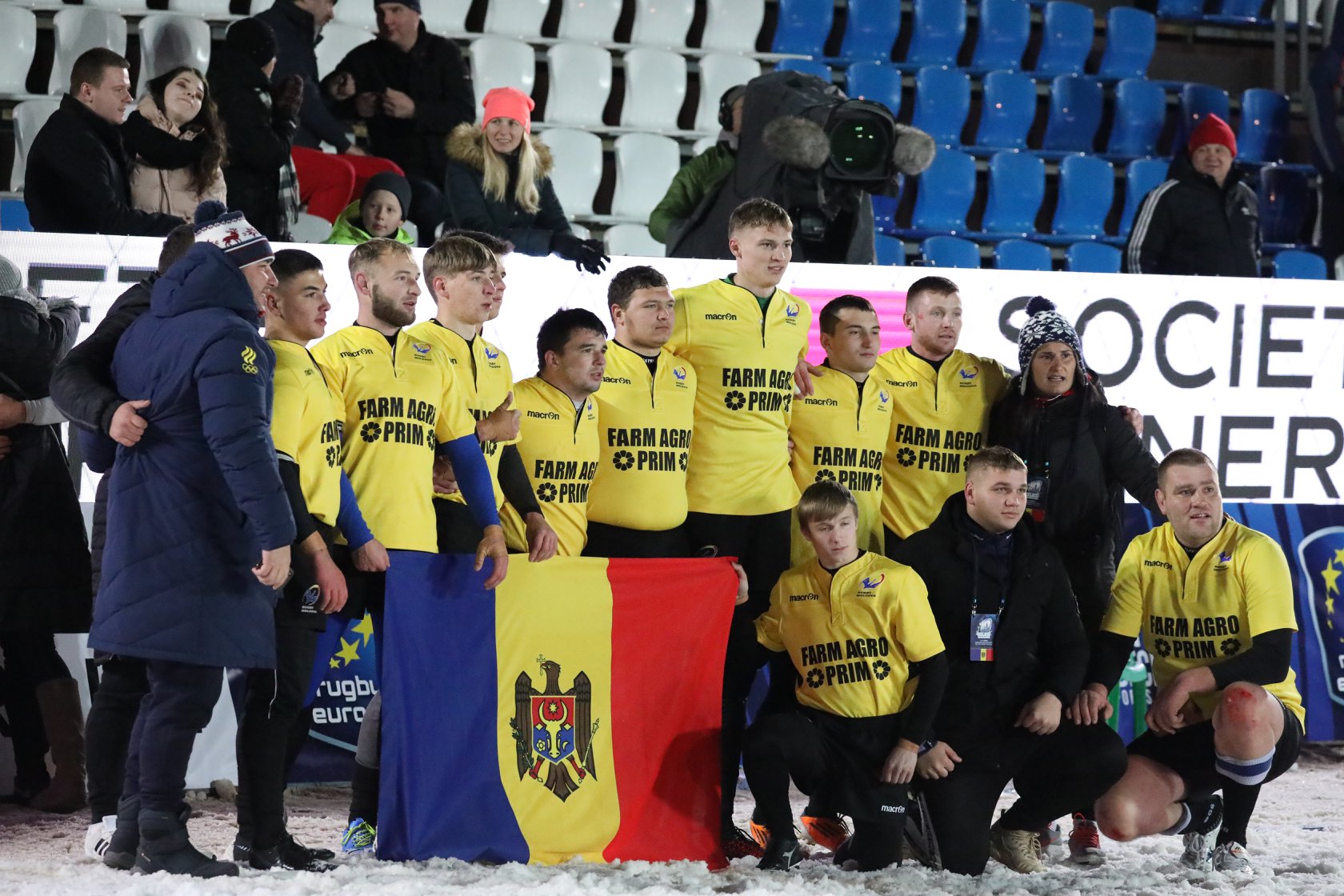 Moldova pose for a photo