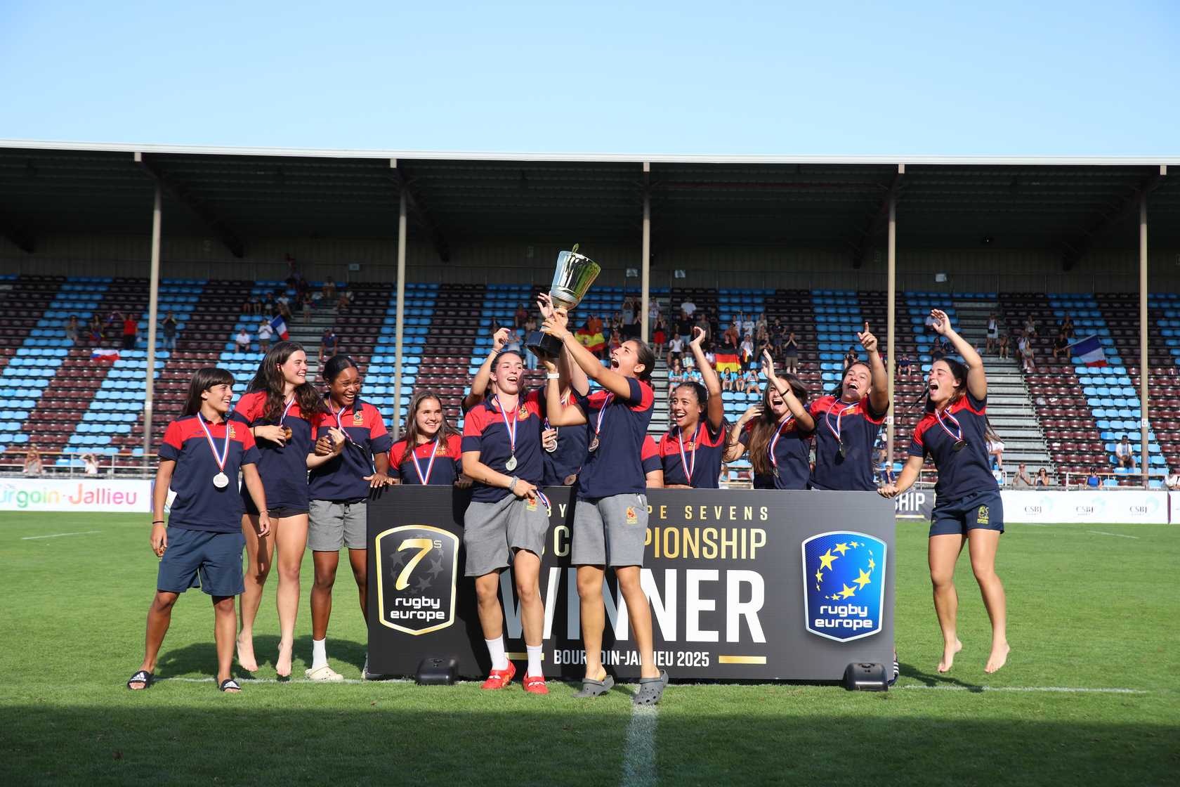 Spain U18 7s Winners 2025
