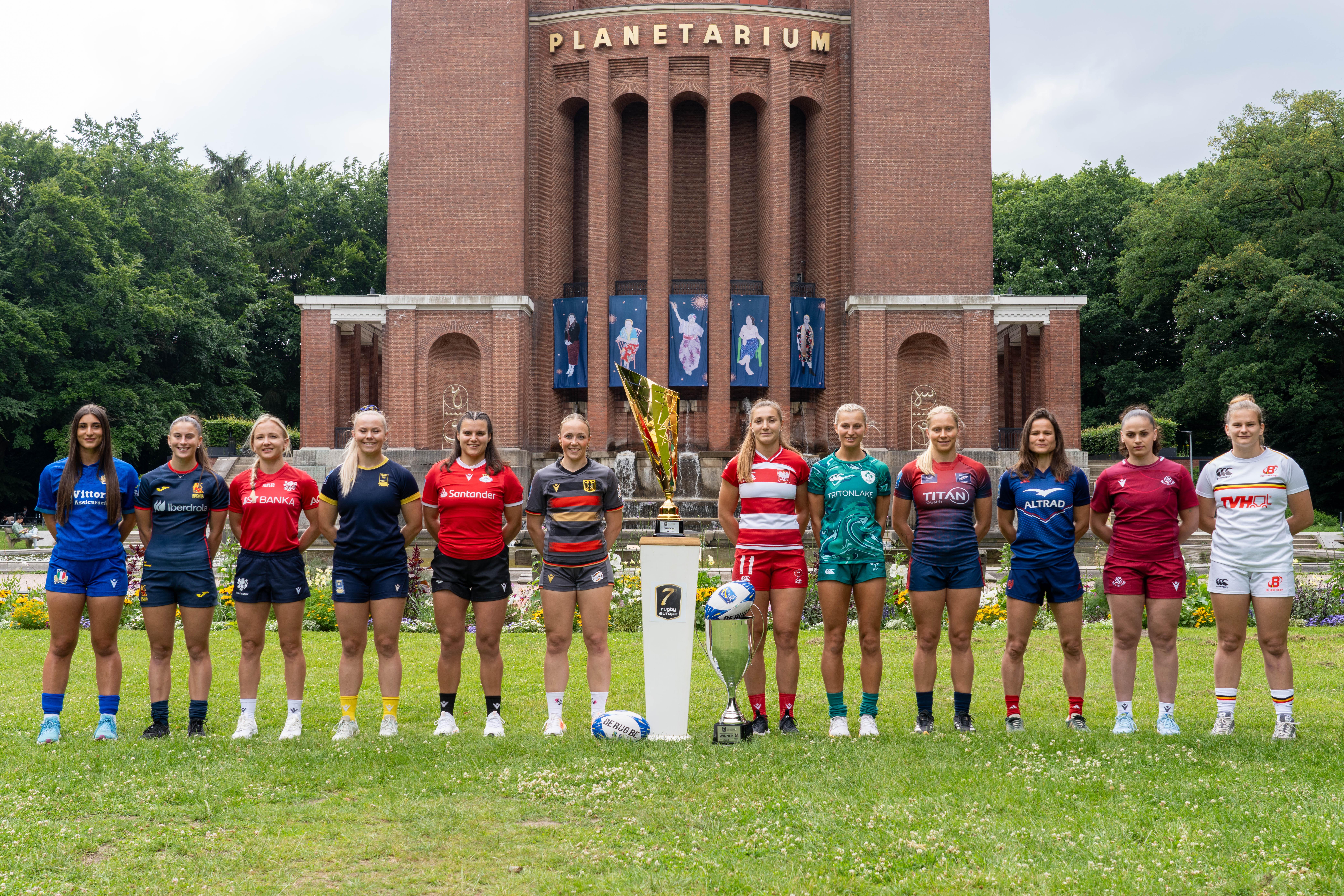 Hamburg 7s 2025 Captains Photo